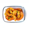 Ô Cuisine Auflaufform 2er Set Rechteckig, Borosilikatglas