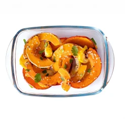 Ô Cuisine Auflaufform 2er Set Rechteckig, Borosilikatglas