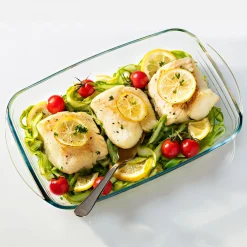 Ô Cuisine Auflaufform 2er Set Rechteckig, Borosilikatglas