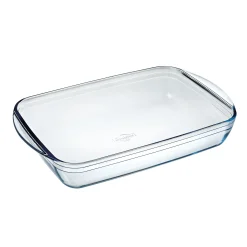 Ô Cuisine Auflaufform 2er Set Rechteckig, Borosilikatglas