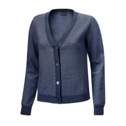 2 farbiger Cardigan mit Struktur und Knöpfen