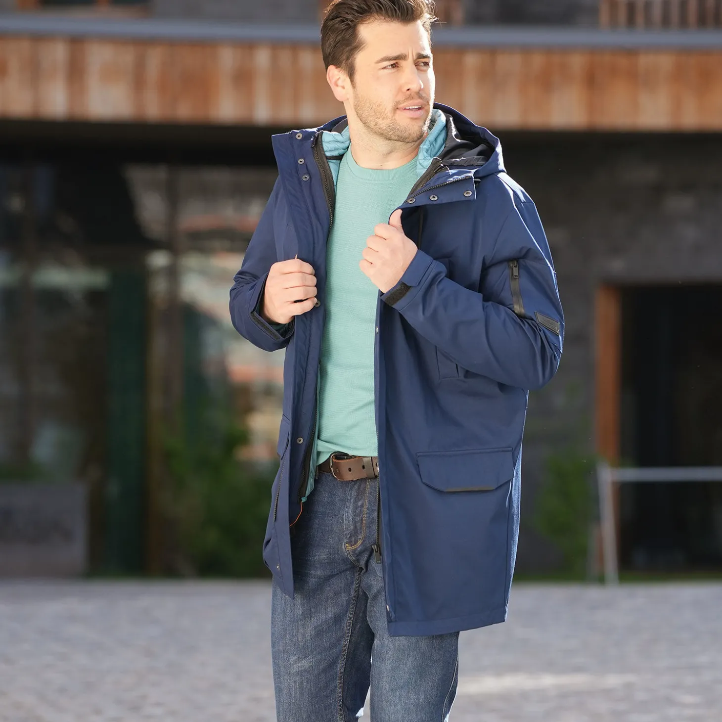 3 in 1 Herren Jacke wasserabweisend