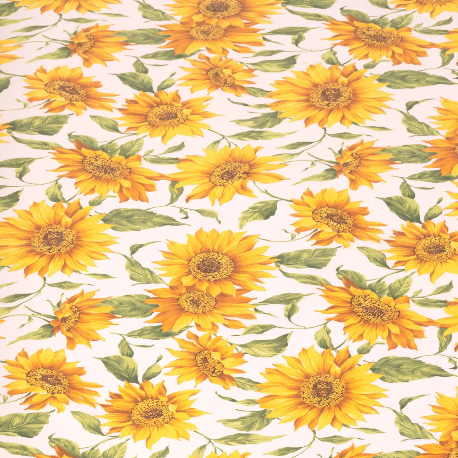 Acryl-Tischdecke mit grossen Sonnenblumen