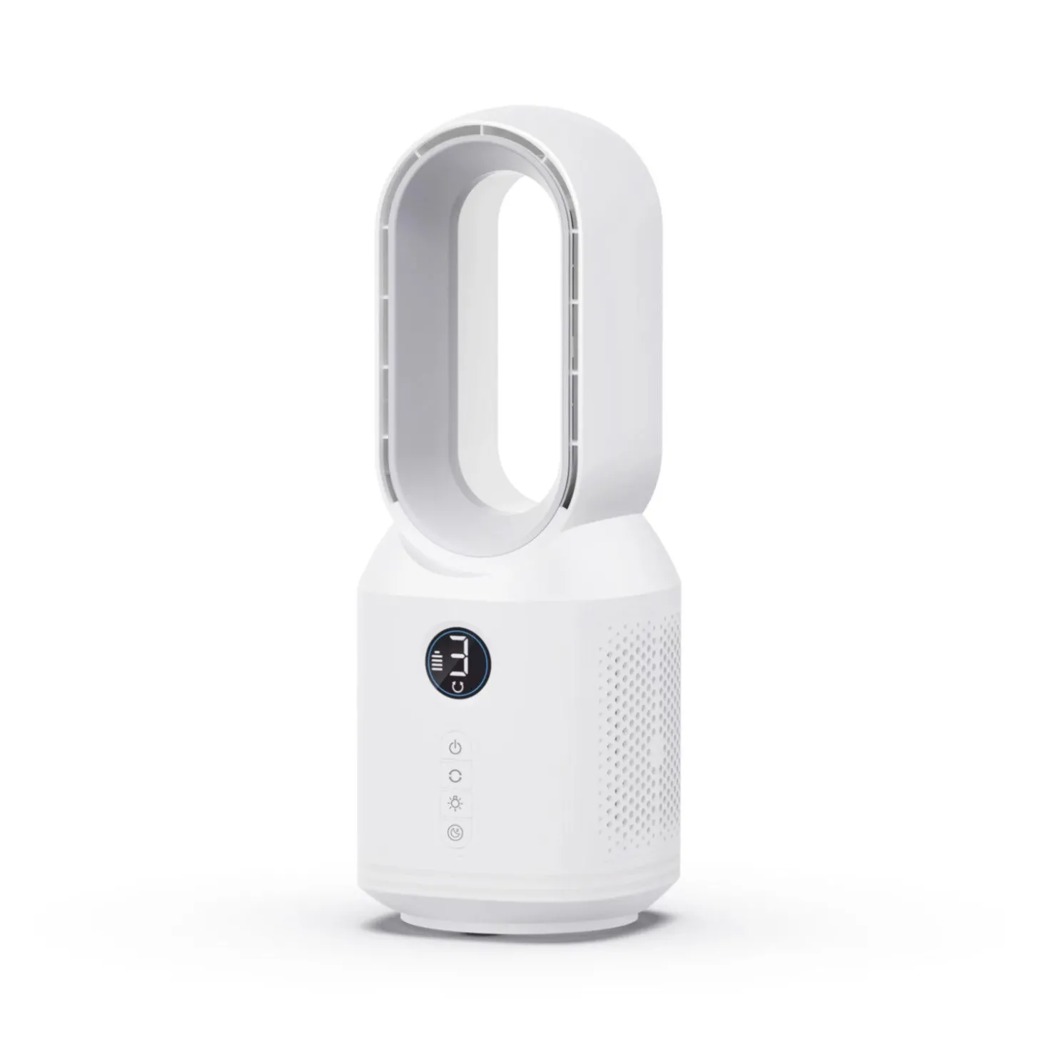Akku-Tischventilator, mit Licht