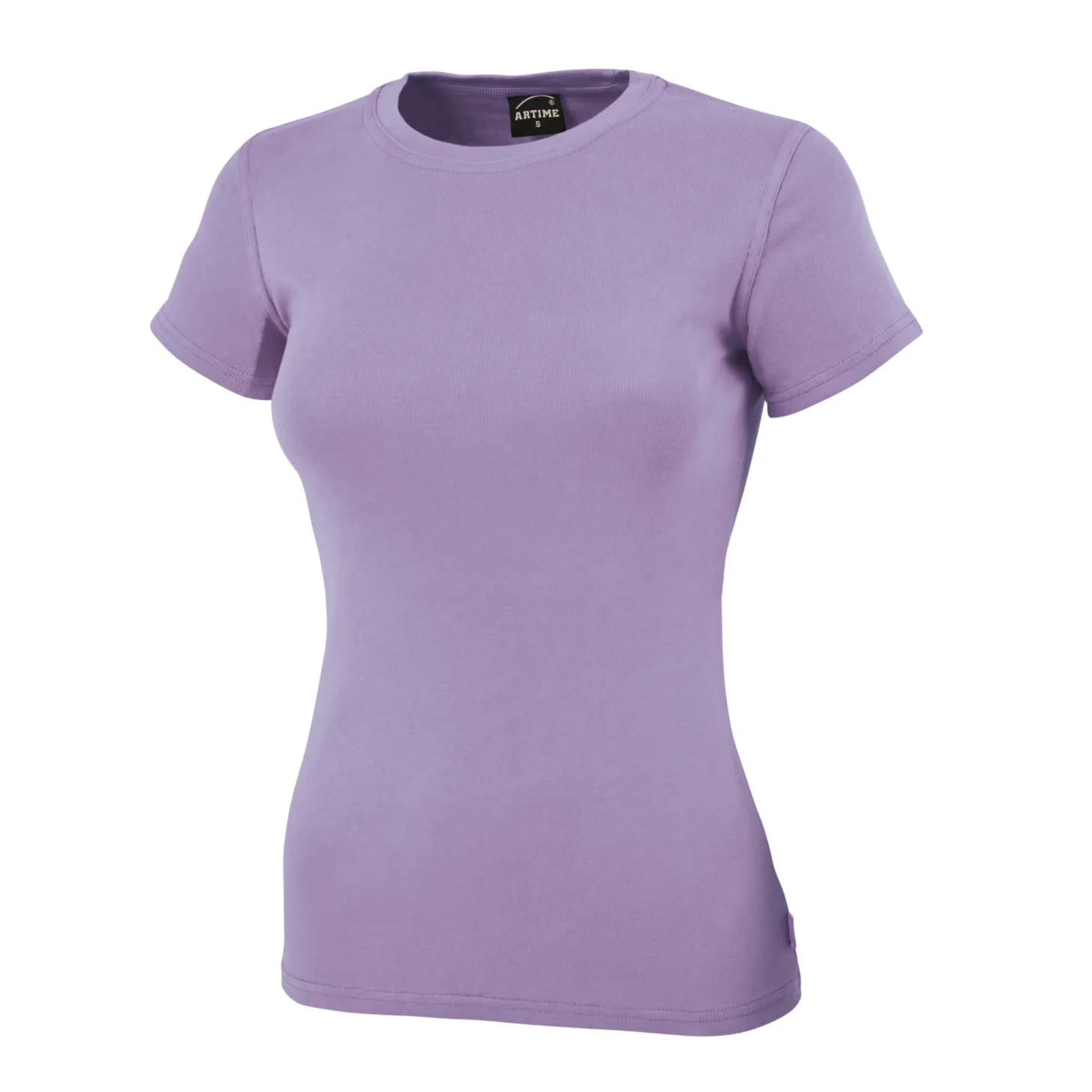 Angenehmes Rundhals Damen T-Shirt