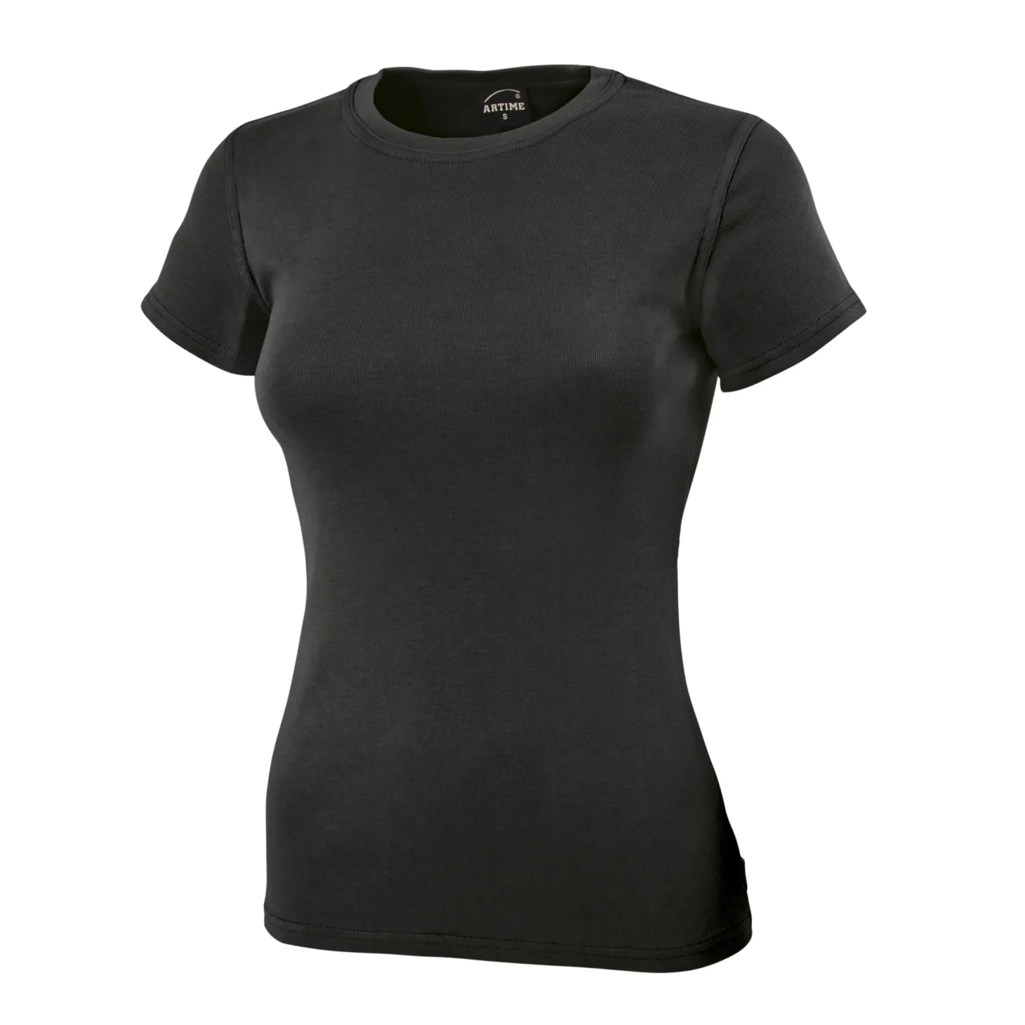 Angenehmes Rundhals Damen T-Shirt