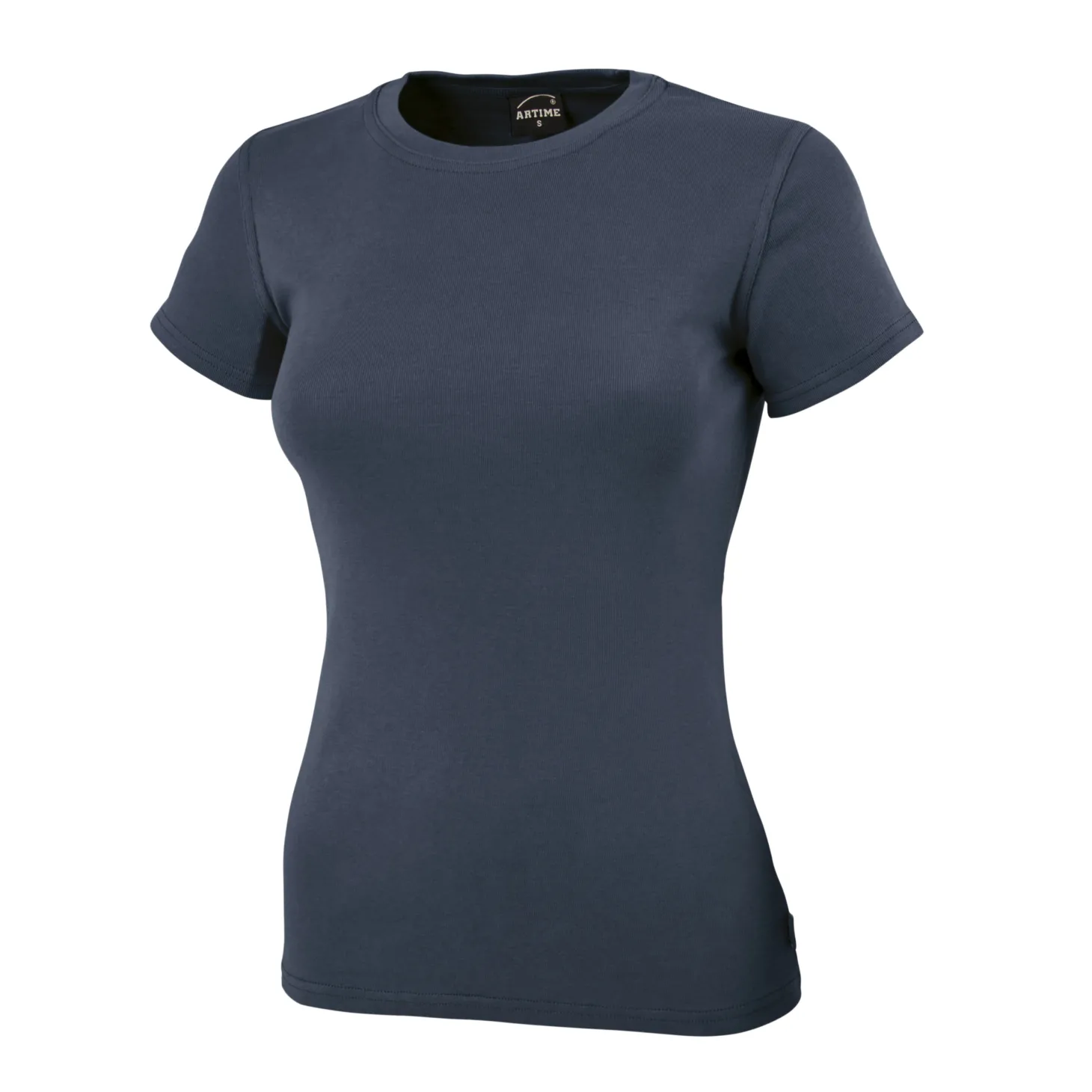 Angenehmes Rundhals Damen T-Shirt