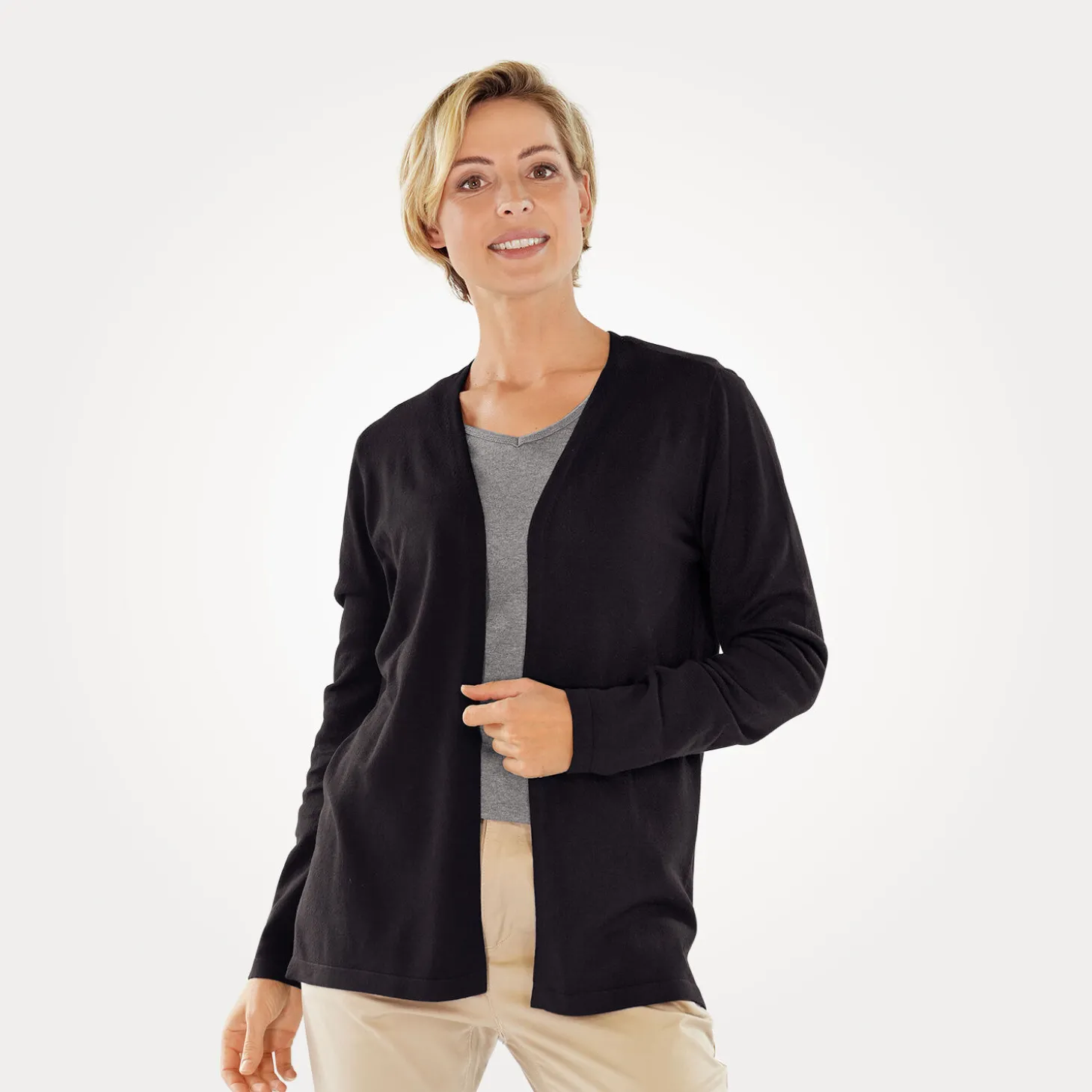 Anschmiegsamer Damen Cardigan