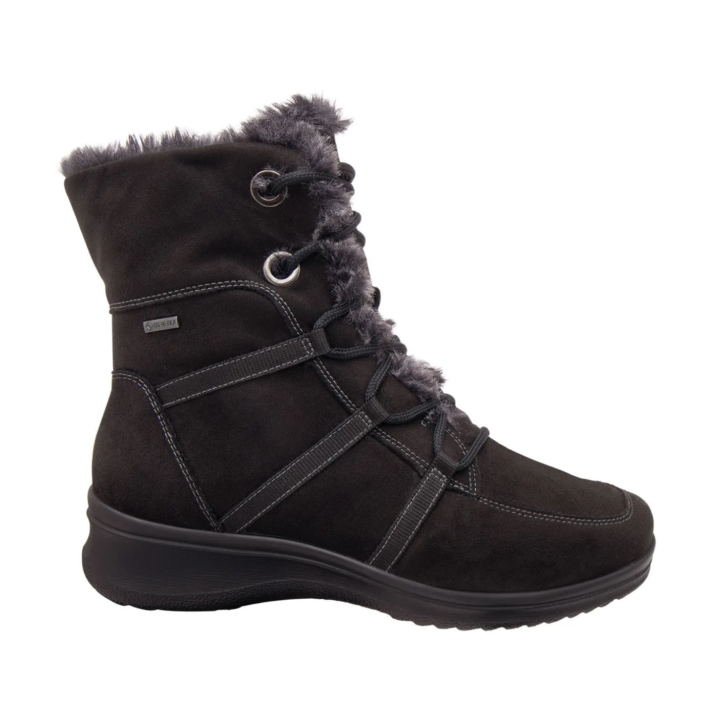 Ara Schnürstiefel aus Textil