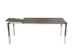 Ausziebarer Gartentisch mit Dektonplatte Dark Moon