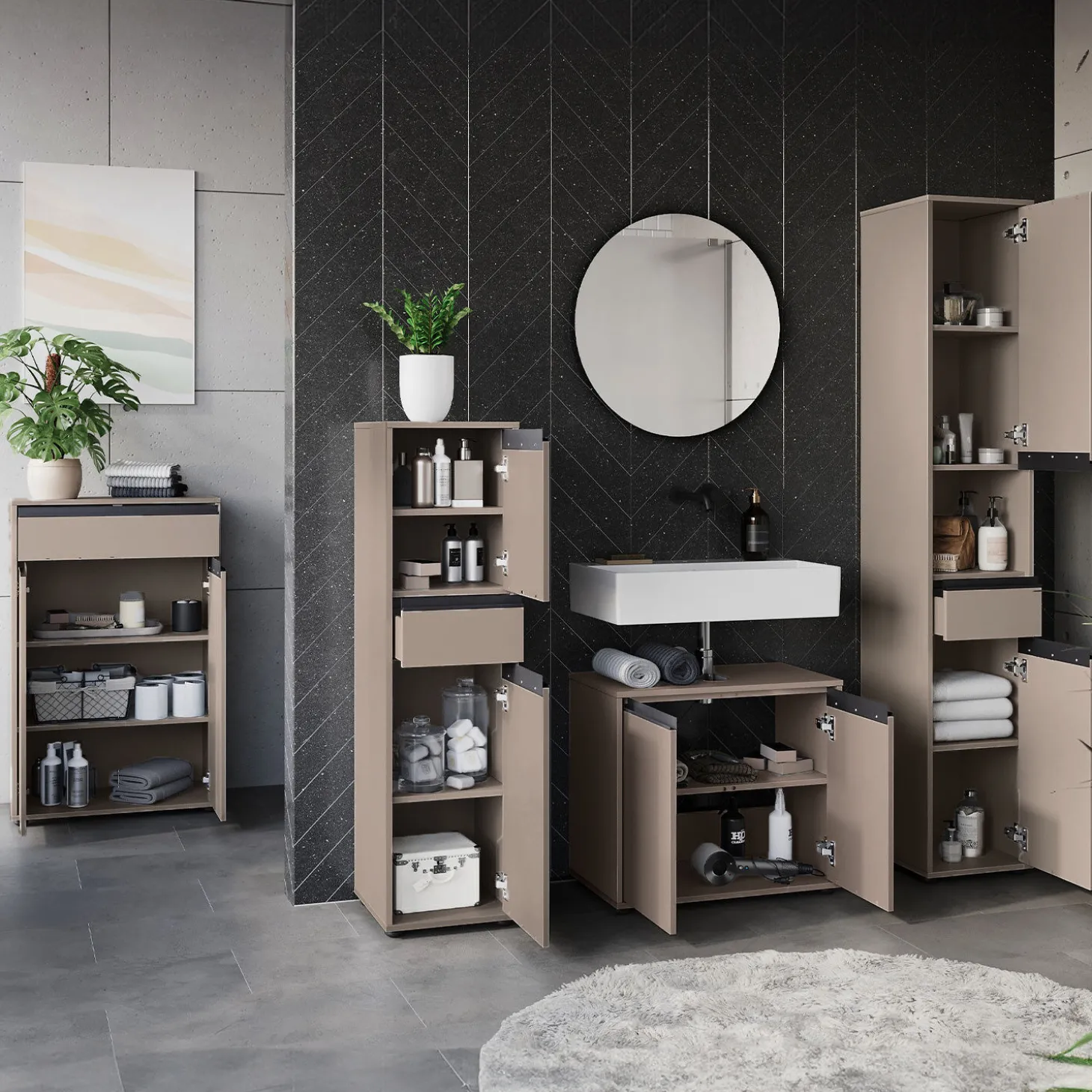 Badezimmer Kommode Lemon