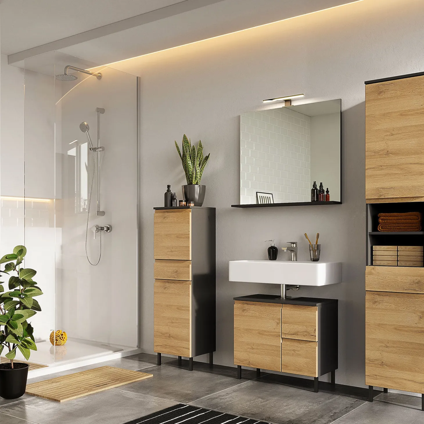 Badezimmer Kommode Silas