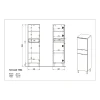 Badezimmer Schrank Aranka