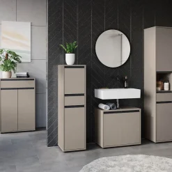 Badezimmer Schrank Lemon