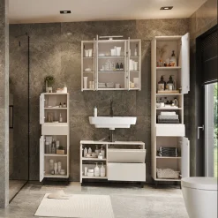 Badezimmer Schrank Silas