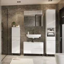 Badezimmer Schrank Silas