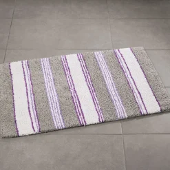Badteppich gestreift in schönen Farben