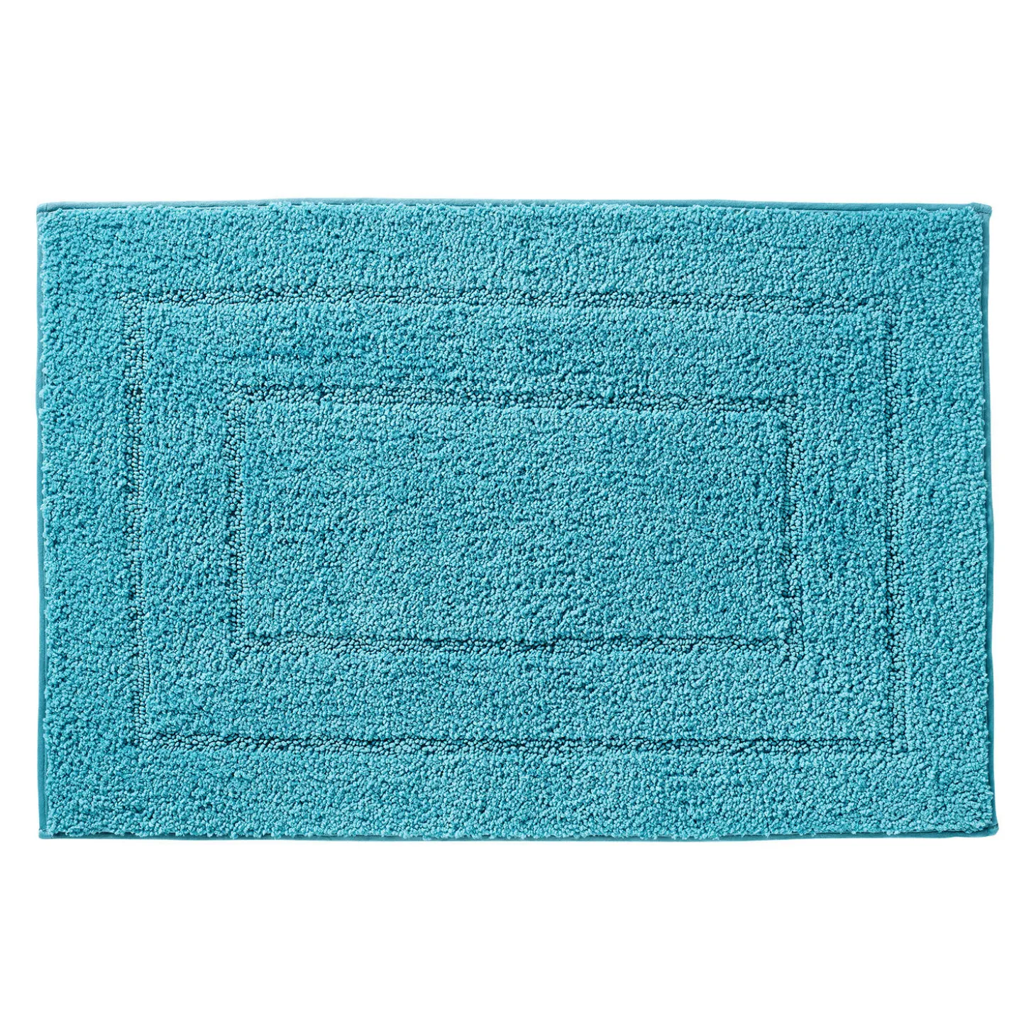 Badteppich mit quadratischem Muster