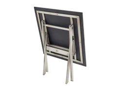 Balkon-Klapptisch Edelstahl 79 x 79 cm