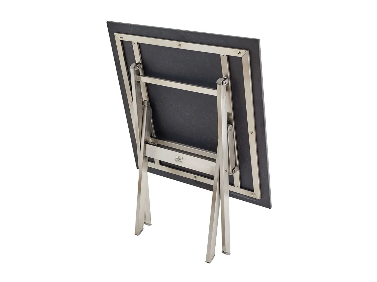 Balkon-Klapptisch Edelstahl 79 x 79 cm