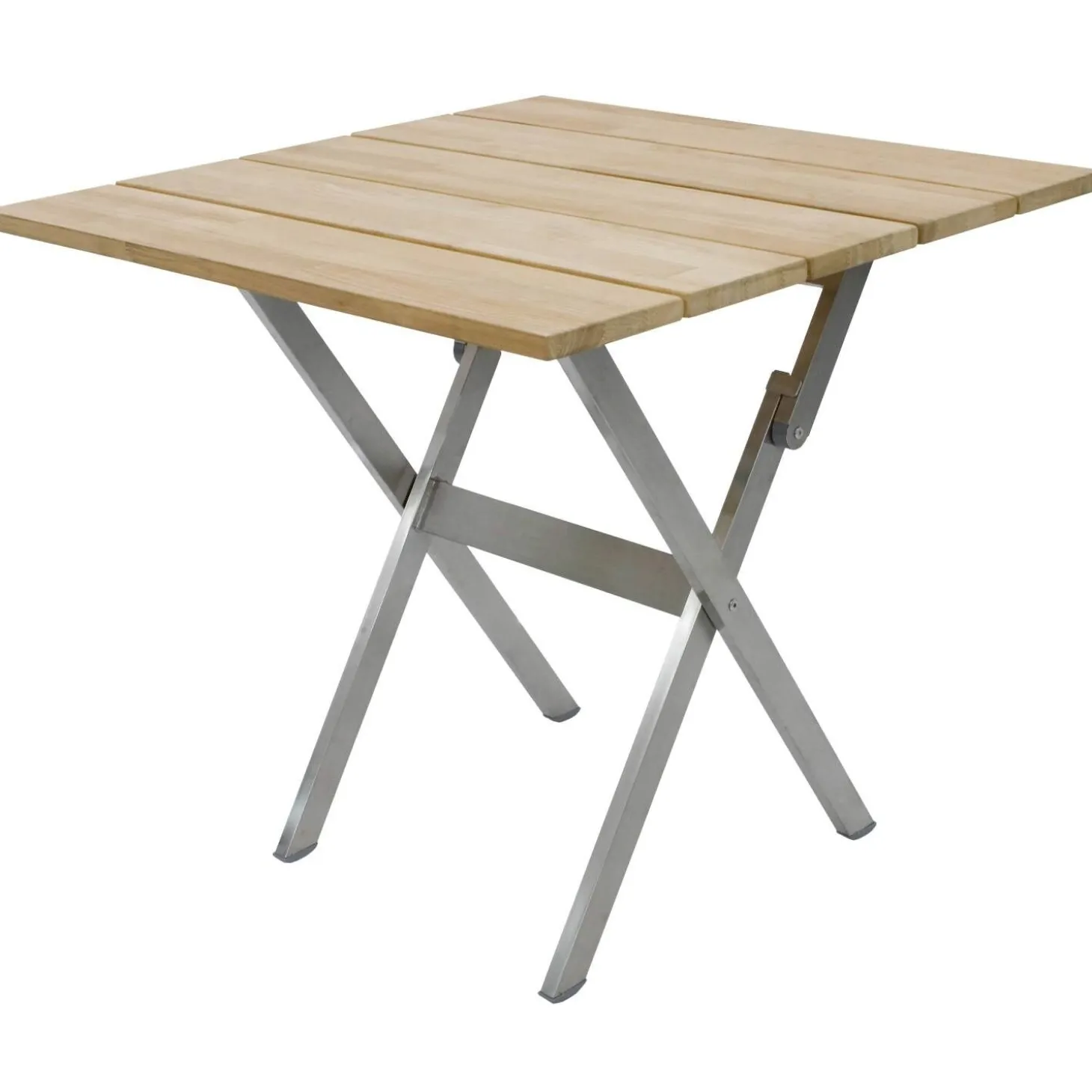 Balkon-Klapptisch Teak quadratisch