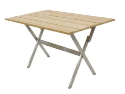 Balkon-Klapptisch Teak rechteckig