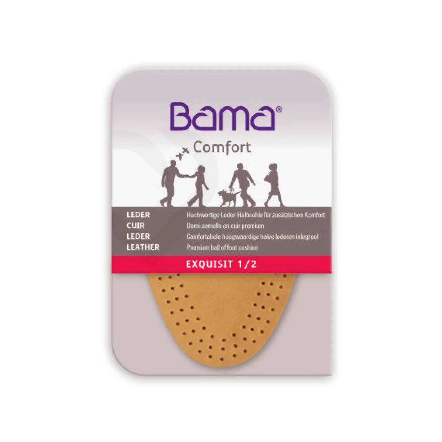 Bama Exquisit 1/2 Leder-Halbsohle