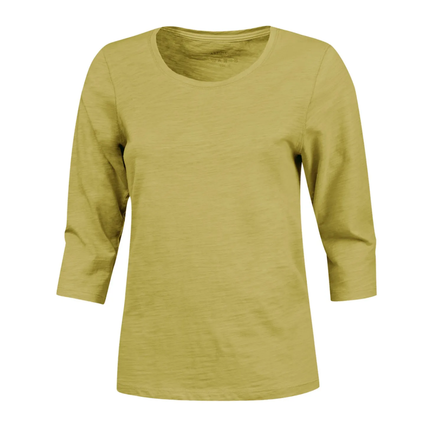 Basic 3/4 Arm Shirt Flammgarn-Optik