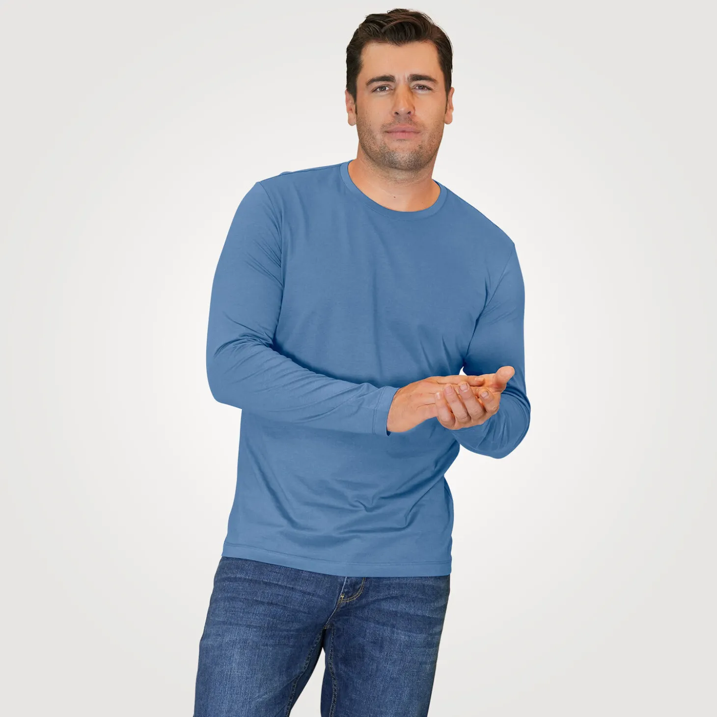 Basic Herren Langarmshirt GOTS-Zertifiziert