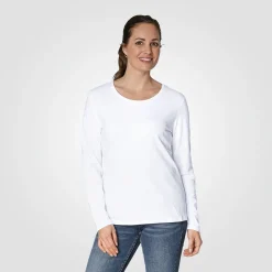 Basic Langarm-Shirt uni