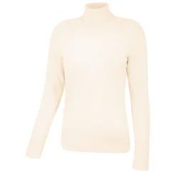 Basic Rollkragenpullover Damen uni
