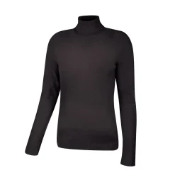 Basic Rollkragenpullover Damen uni