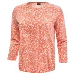 Bedruckte Bluse aus Polyester / Viscose