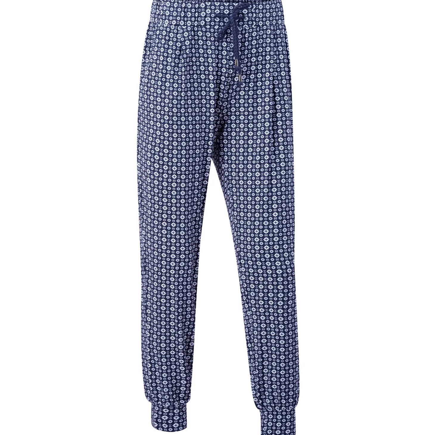 Bedruckte Jerseyhose lang