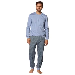 Bedruckte Pyjama Hose mit Bündchenabschluss