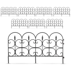 Beetbegrenzung 8er Set Gitter