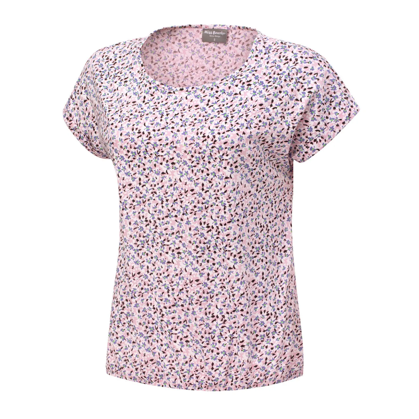 Bequemes T-Shirt mit floralem Print für Damen