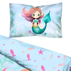 Bettwäsche kleine Meerjungfrau und Fische