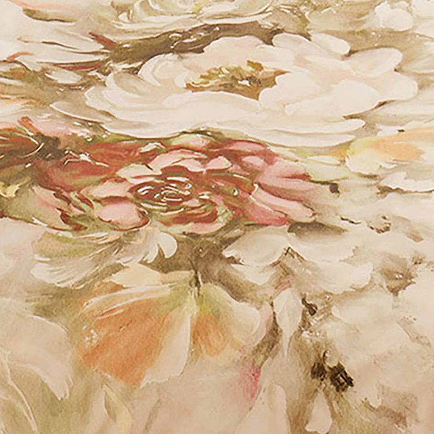 Bettwäsche mit Aquarellblüten