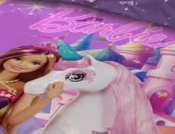 Bettwäsche mit Barbie und Einhorn