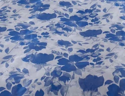 Bettwäsche mit blauem Blumenprint