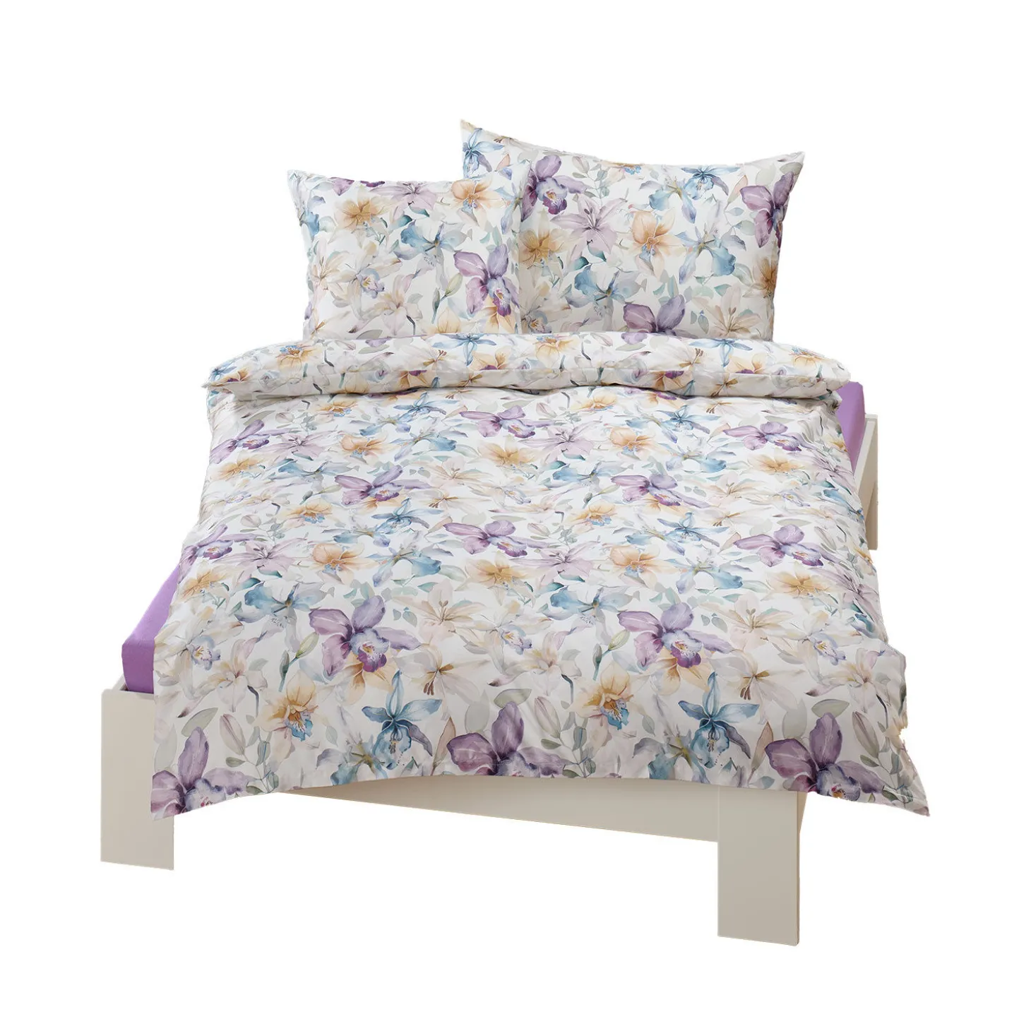 Bettwäsche mit Blütenprint