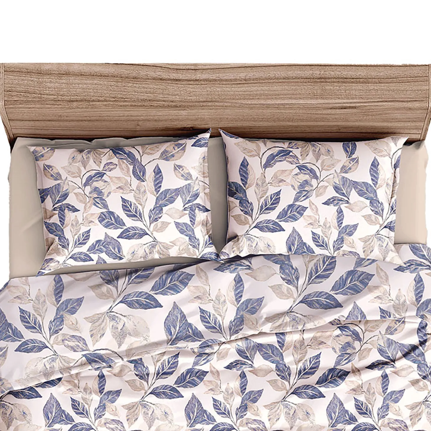 Bettwäsche mit Blättermotiv