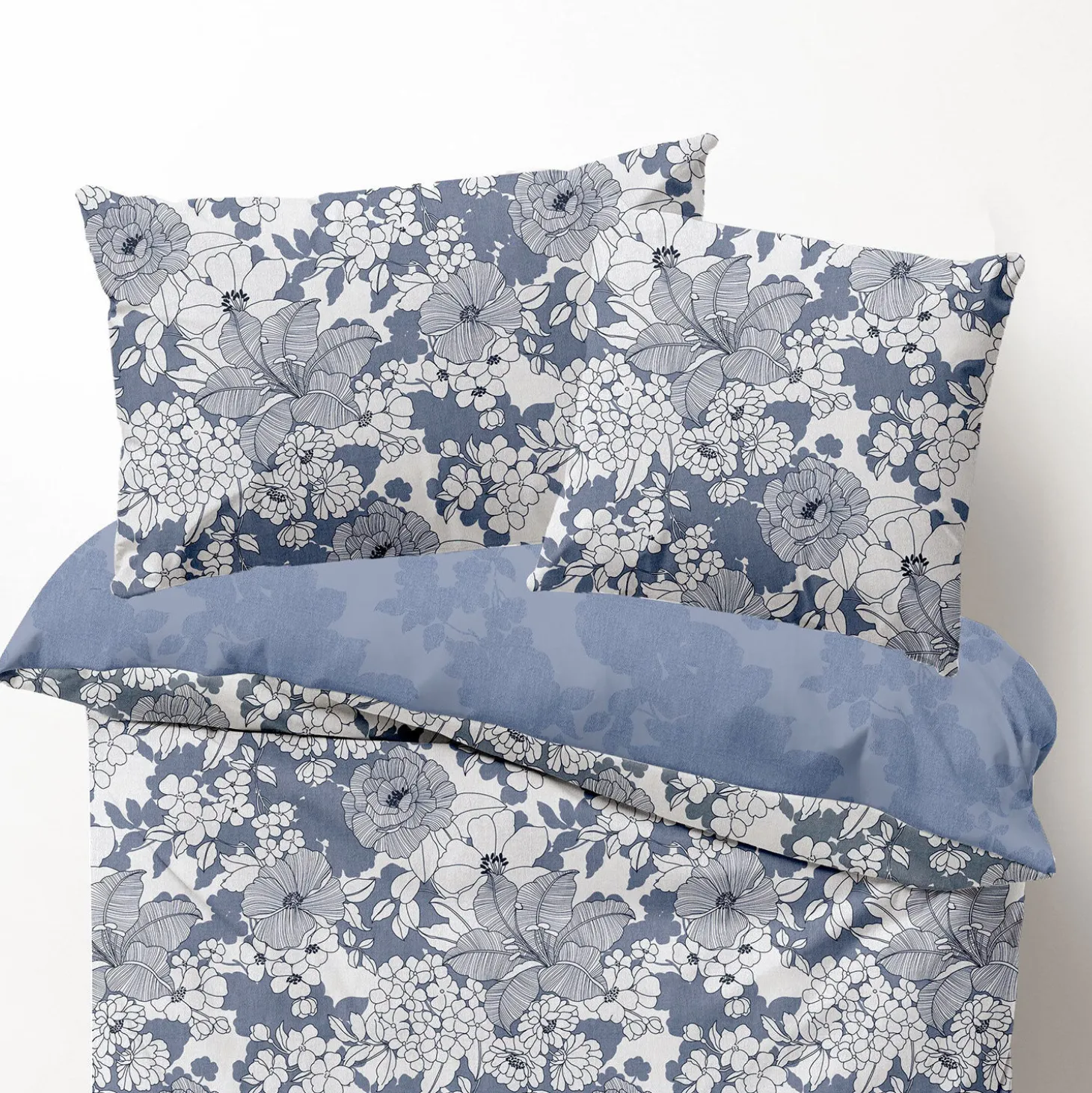 Bettwäsche mit Blumenprint
