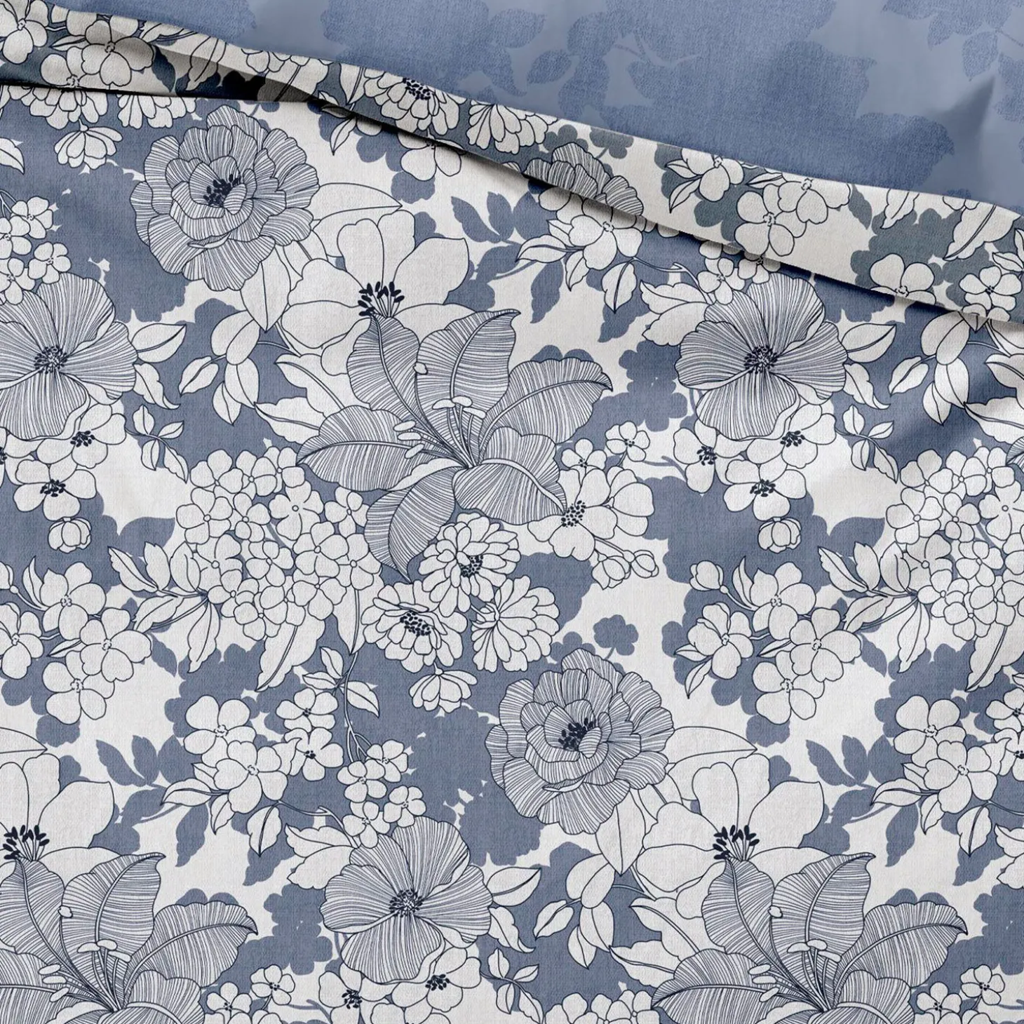 Bettwäsche mit Blumenprint
