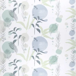 Bettwäsche mit botanischem Kreismotiv