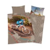 Bettwäsche mit coolem Mountainbiker