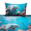 Bettwäsche mit Delfin im Korallenriff