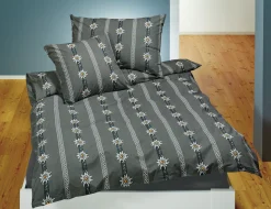 Bettwäsche mit Edelweiss-Motiv
