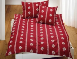 Bettwäsche mit Edelweiss-Motiv
